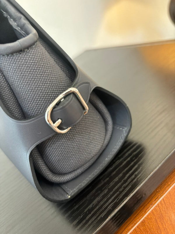 Bolsa Hermès Tablier Sellier Ardoise Vache Hunter Black