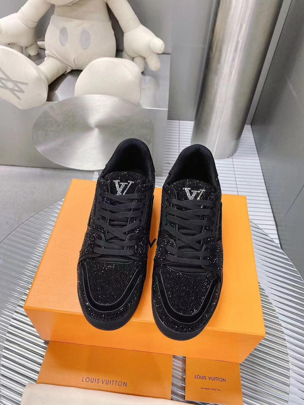 Trainer Black Crystals (Pronta Entrega)Tamanho 41