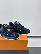 Tênis LV Trainer Blue Suede (Pronta entrega) Tamanho 41