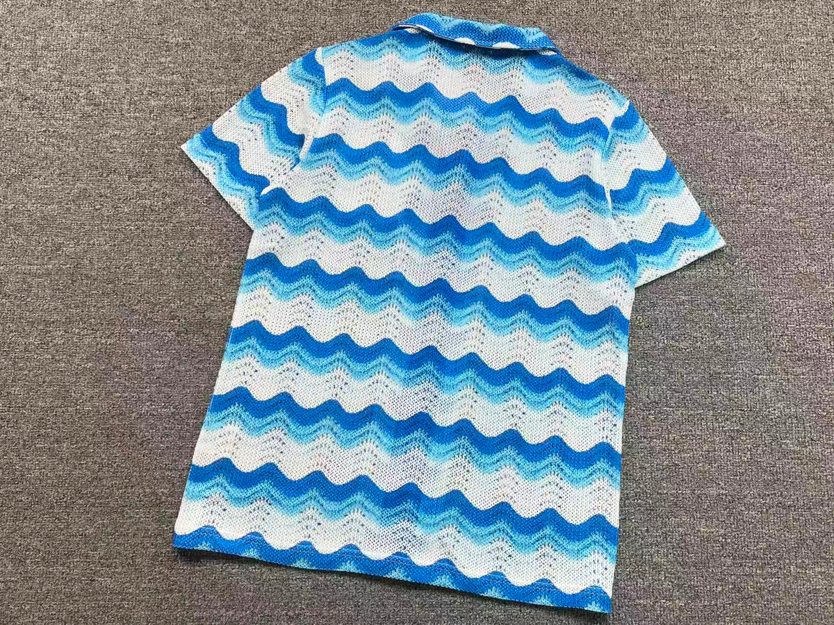 Conjunto CasaBlanca Crochet Wave Color Blue