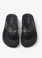 Prada Slipper met logo Black