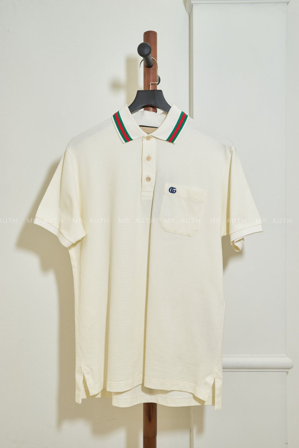 Polo Gucci Beige Logo T Shirt