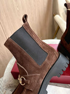 Bota Gucci Horsebit com plataforma