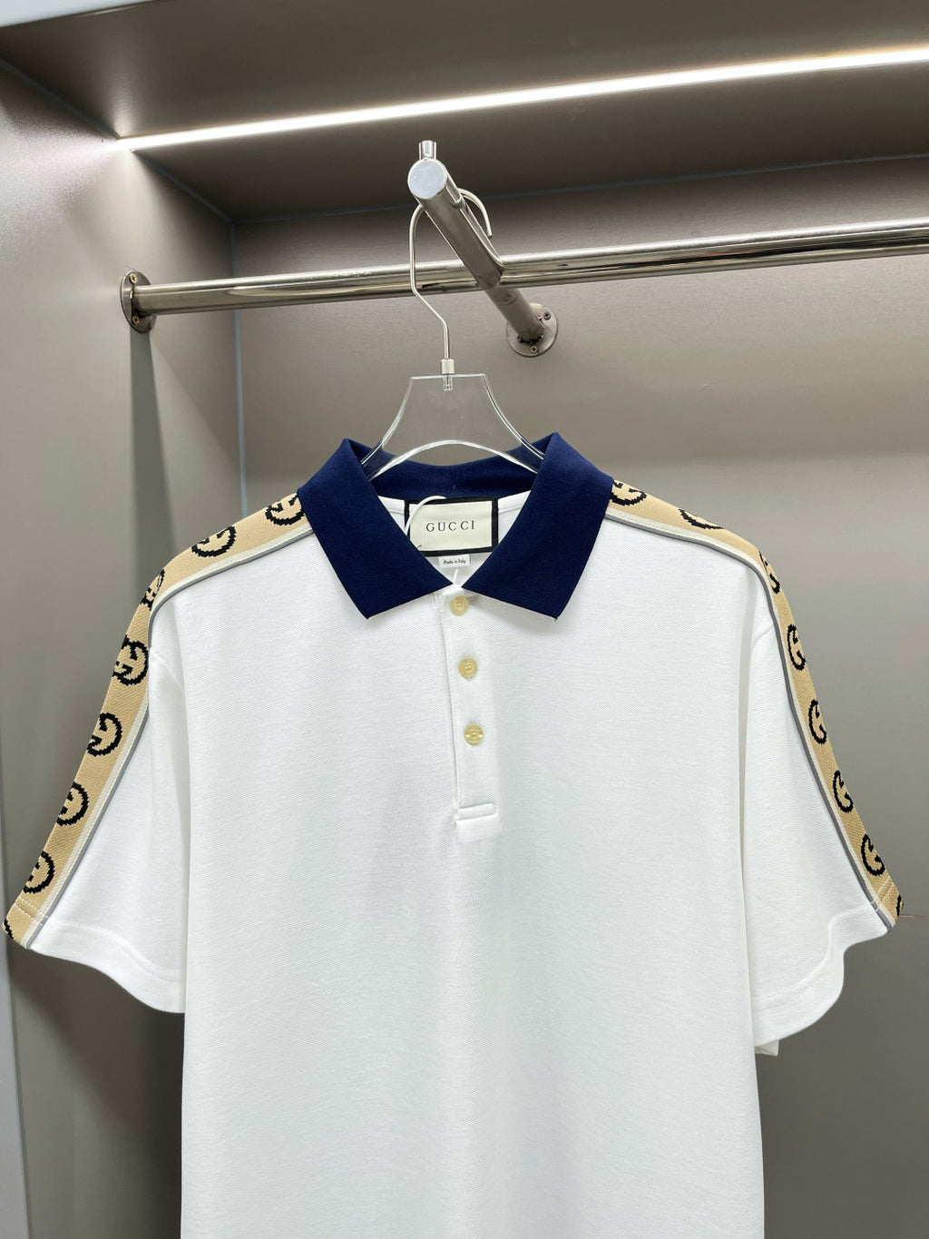 Polo Gucci reflective webbing new