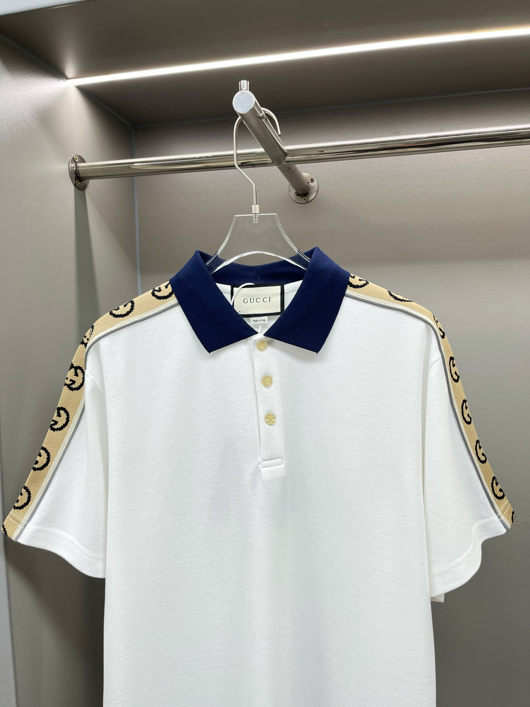 Polo Gucci reflective webbing new