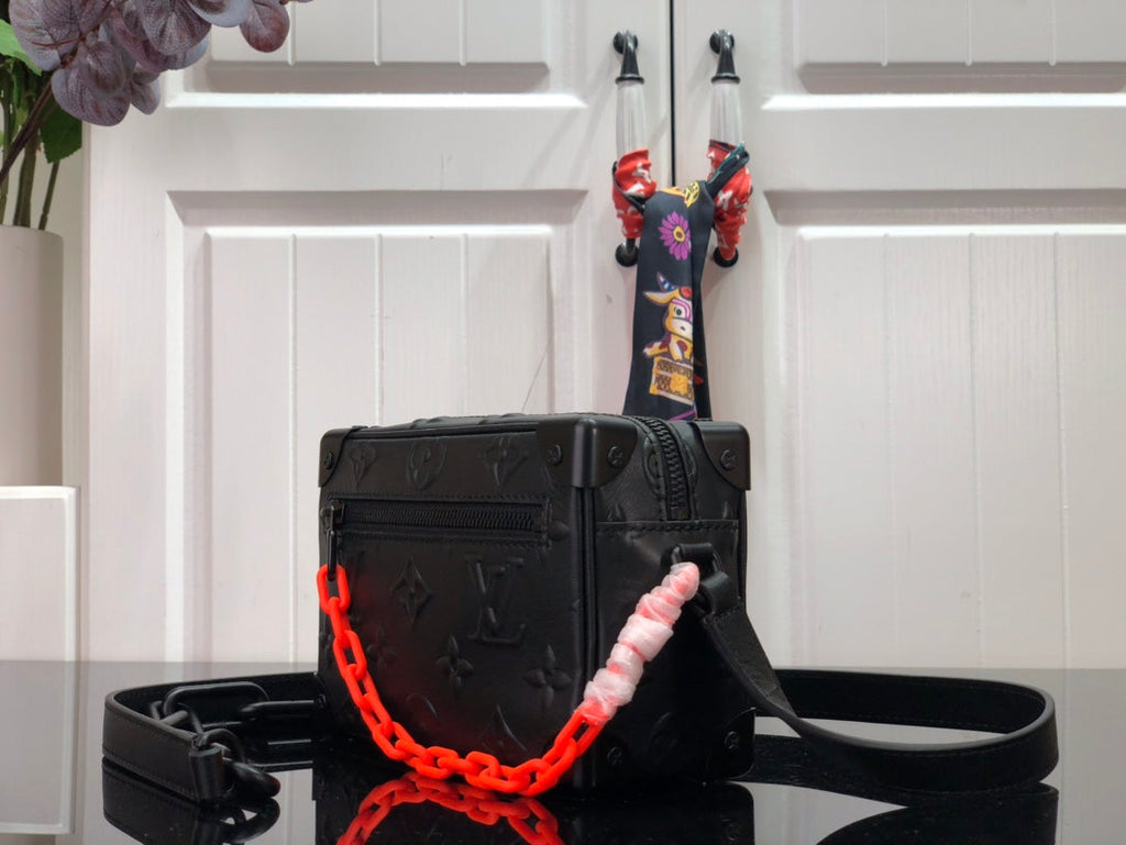 Bag Lv Mini Soft Trunk Monogram Black