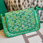 Goyard Plumet Pouch Wallet Multicoloured Bag Green