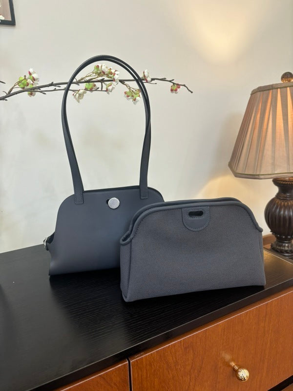 Bolsa Hermès Tablier Sellier Ardoise Vache Hunter Black