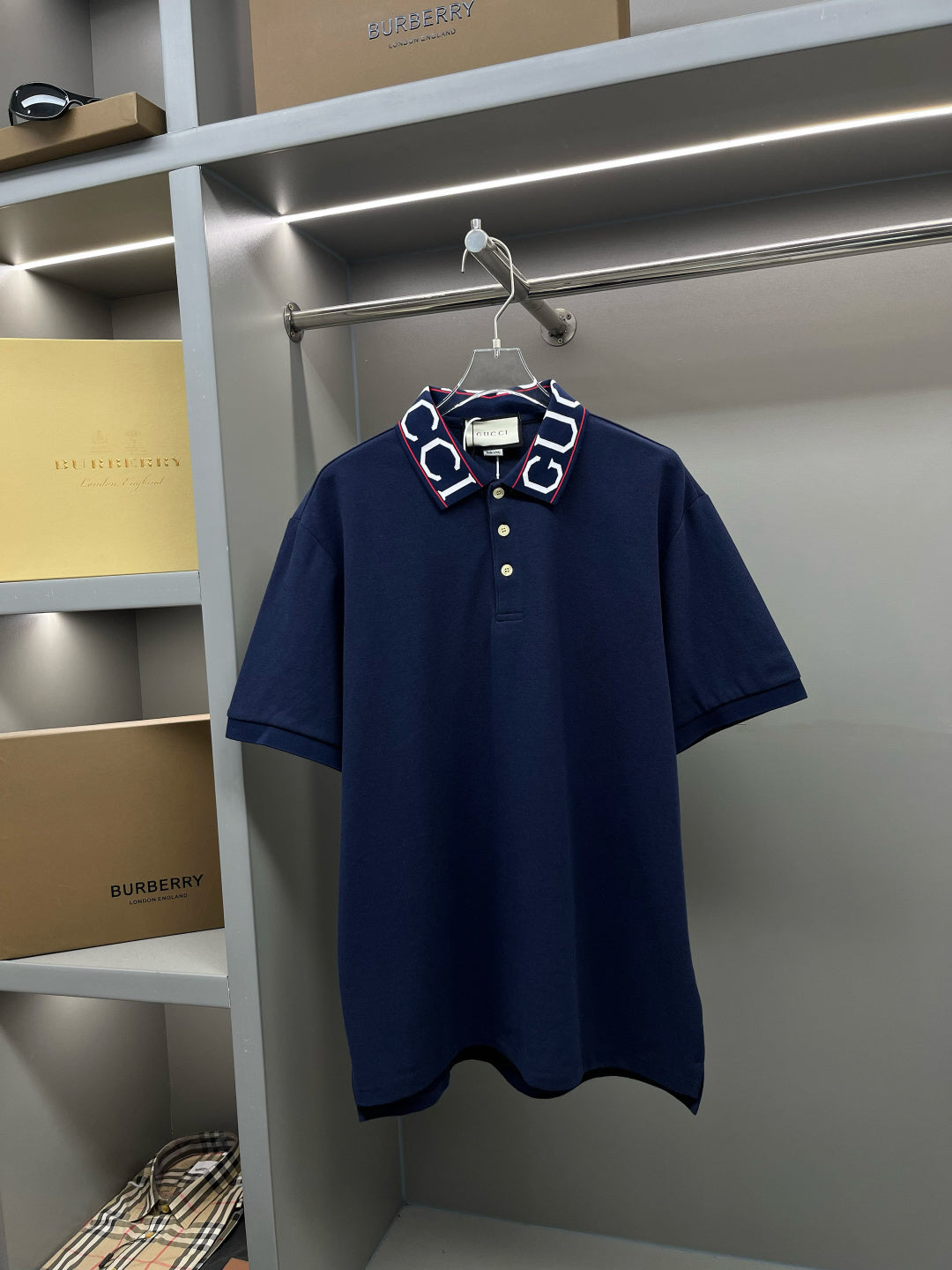 Polo Gucci Marine Listra Logo