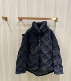 Jaqueta Louis Vuitton Black Monogram Boyhood Puffer