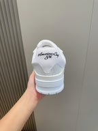 TÊNIS LOUIS VUITTON LV TRAINER MONOGRAM DENIM WHITE DETAILS BLACK
