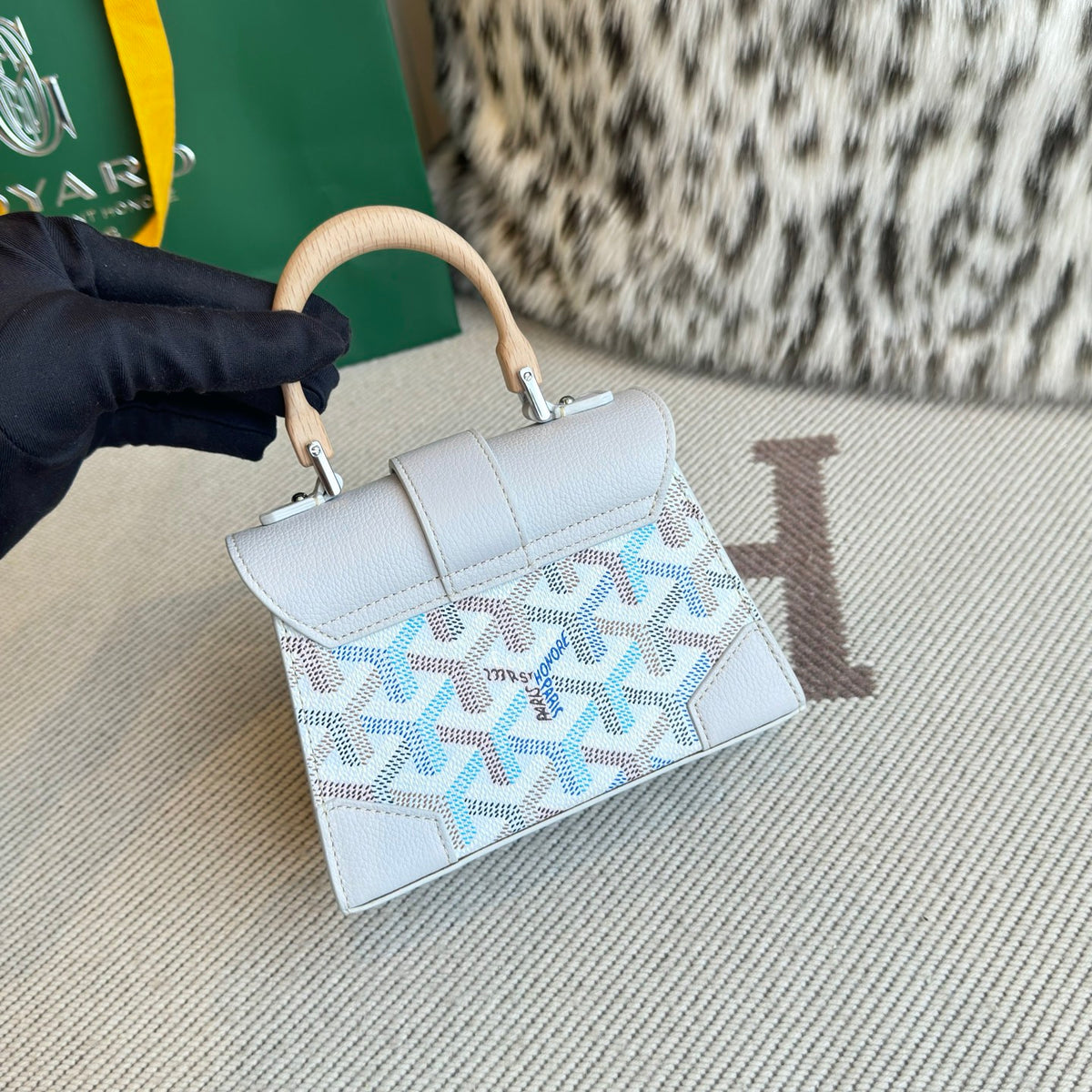 Goyard Pre-Owned Saigon Nano Light Blue