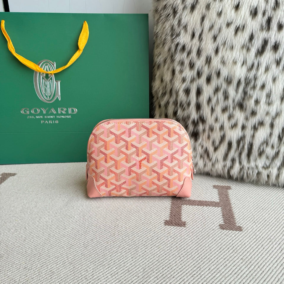 Goyard Vendôme Necessaire Cosmetic Pouch Multicoloured Pink