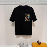 Camiseta Louis Vuitton Jacquard Bordada Genius
