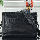 Bag Lv Alligator Mini Soft Trunk Black
