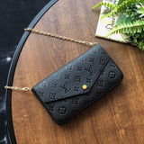 Felicie Pochette Monogram Empreinte Black (Pronta Entrega)