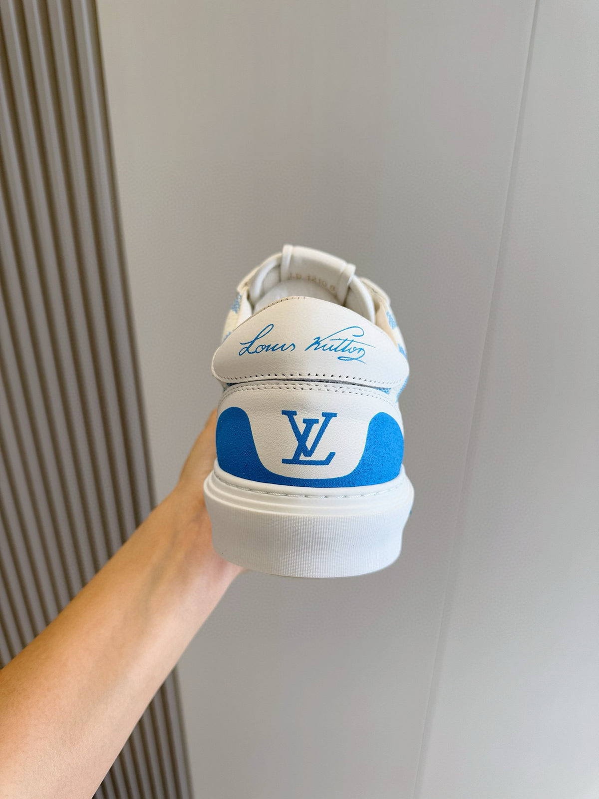 Tênis Louis Vuitton Ollie Blue/White Monogram