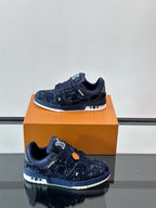Tênis LV Trainer Blue Suede (Pronta entrega) Tamanho 41