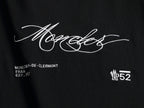 Camiseta Moncler Signature Black White