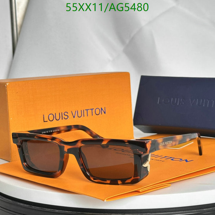 Óculos de sol Louis Vuitton Clash S00 Leopardo