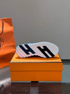 Hermes Goatskin Bouncing Bleu Turquin