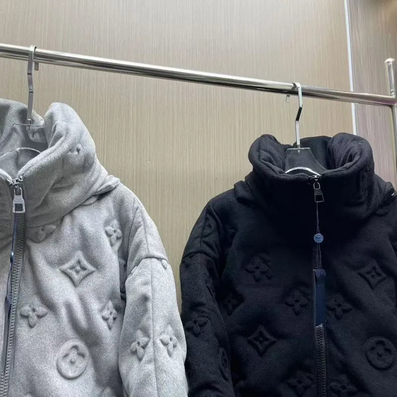 Jaqueta Louis Vuitton Black Monogram Boyhood Puffer