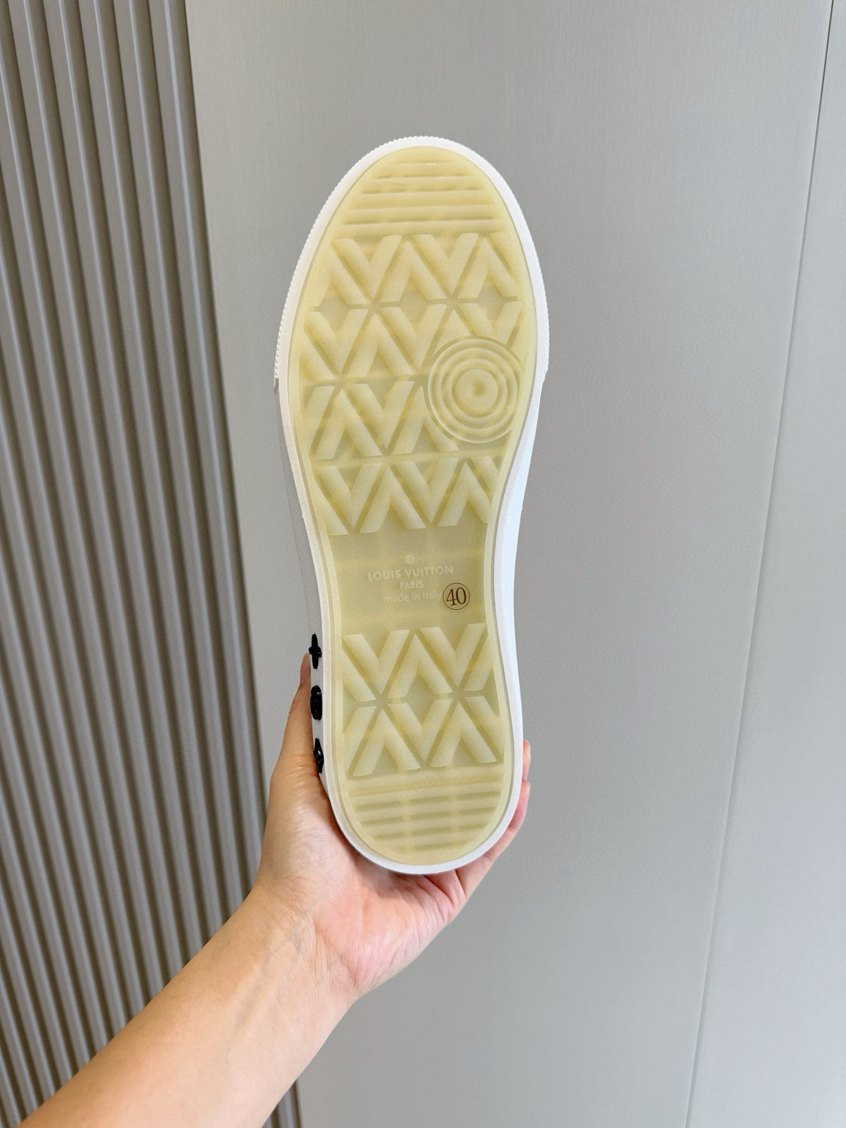 Tênis Louis Vuitton Ollie Black/White Monogram
