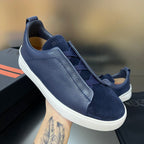 ZEGNA  Triple Stitch Sneakers (Pronta Entrega) Tamanho 40 e 41