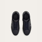 Tênis Ferragamo Low-Top Sneaker With Gancini Detail in Blue