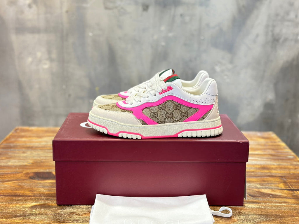 Gucci Re-Web White Beige Pink (Pronta Entrega) Tamanho 35