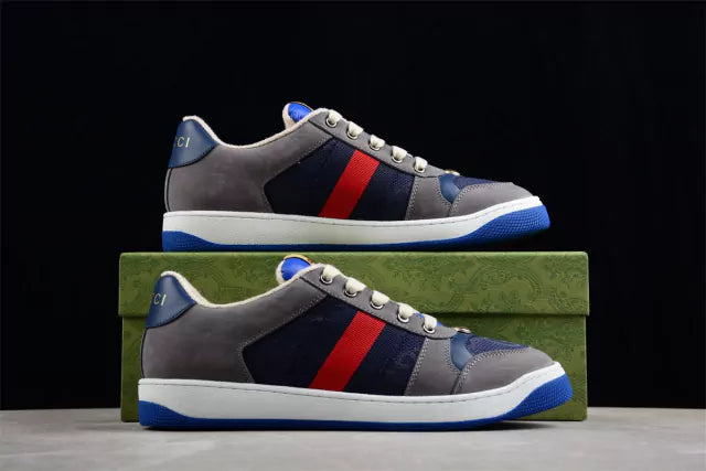 Gucci Screener Grey Navy (Pronta Entrega) Tamanho 40