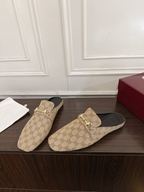 Mule Gucci Ragazzo Monogram Horsebit Supreme