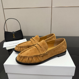 Loafer Yves Saint Laurent  SUPPLE IN SUEDE COGNAC