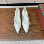 Sapato Loro Piana Scarpin White Branco