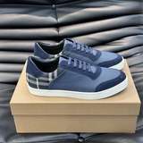 BURBERRY Vintage Check leather Blue
