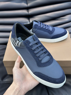 BURBERRY Vintage Check leather Blue