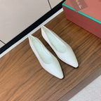 Sapato Loro Piana Scarpin White Branco