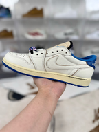 Nike Fragment x Travis Scott x Air Jordan 1 Low OG SP "Sail Military Blue"