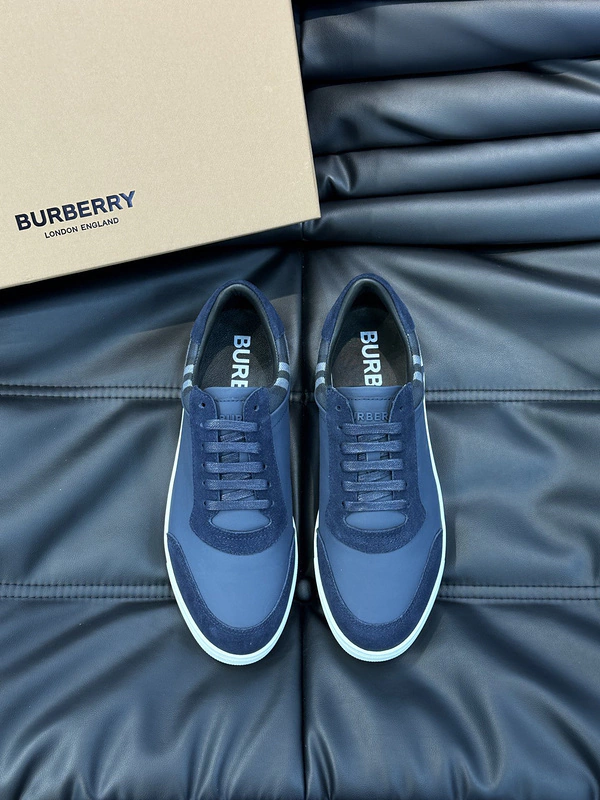 BURBERRY Vintage Check leather Blue