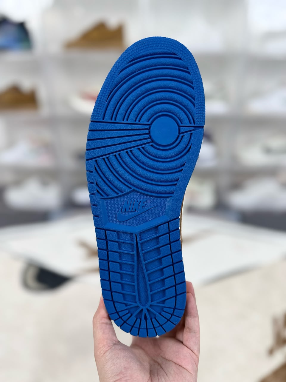 Nike Fragment x Travis Scott x Air Jordan 1 Low OG SP "Sail Military Blue"