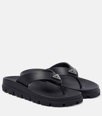 Prada Slipper met logo Black