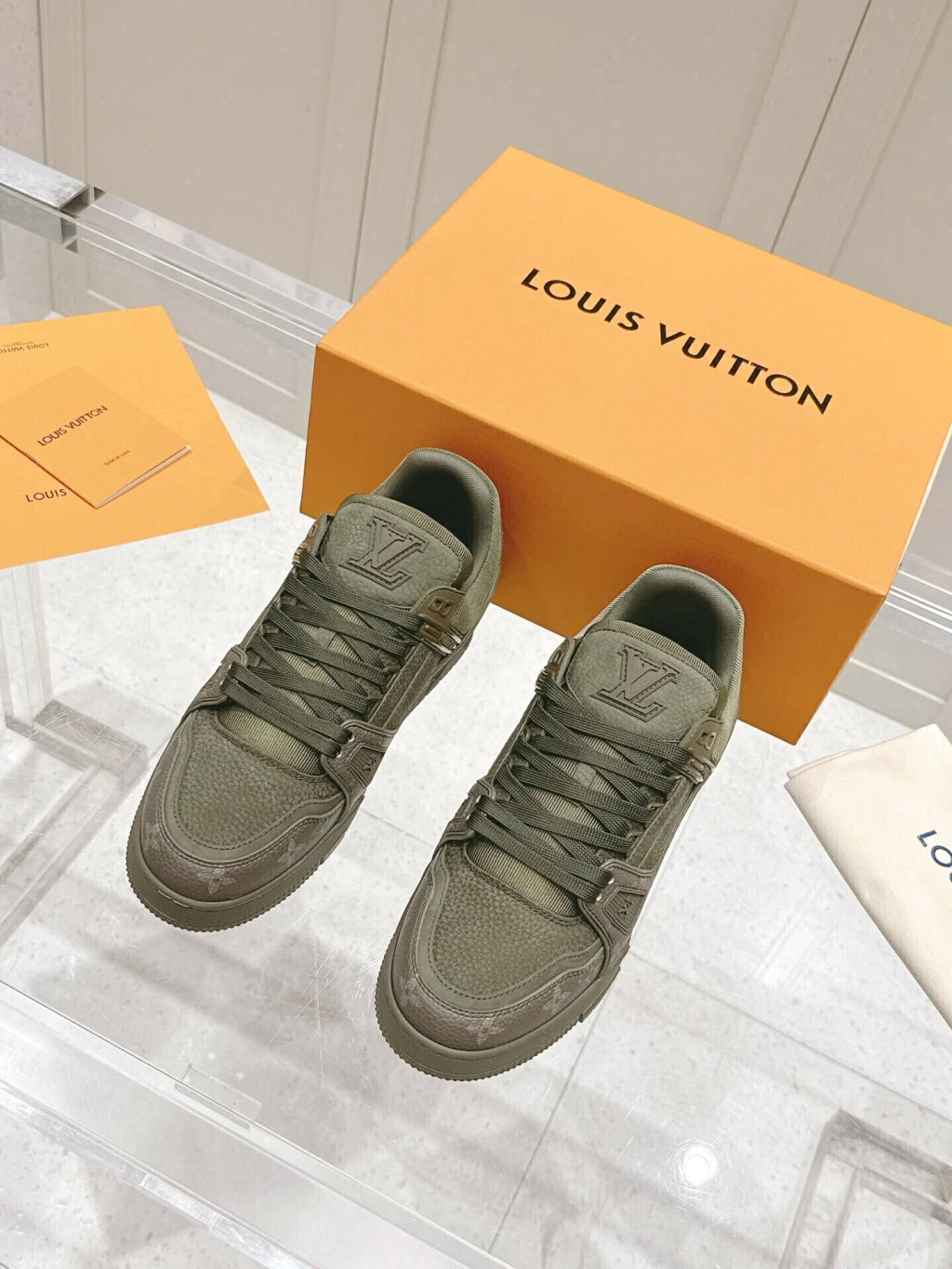 Louis Vuitton LV Trainer Green