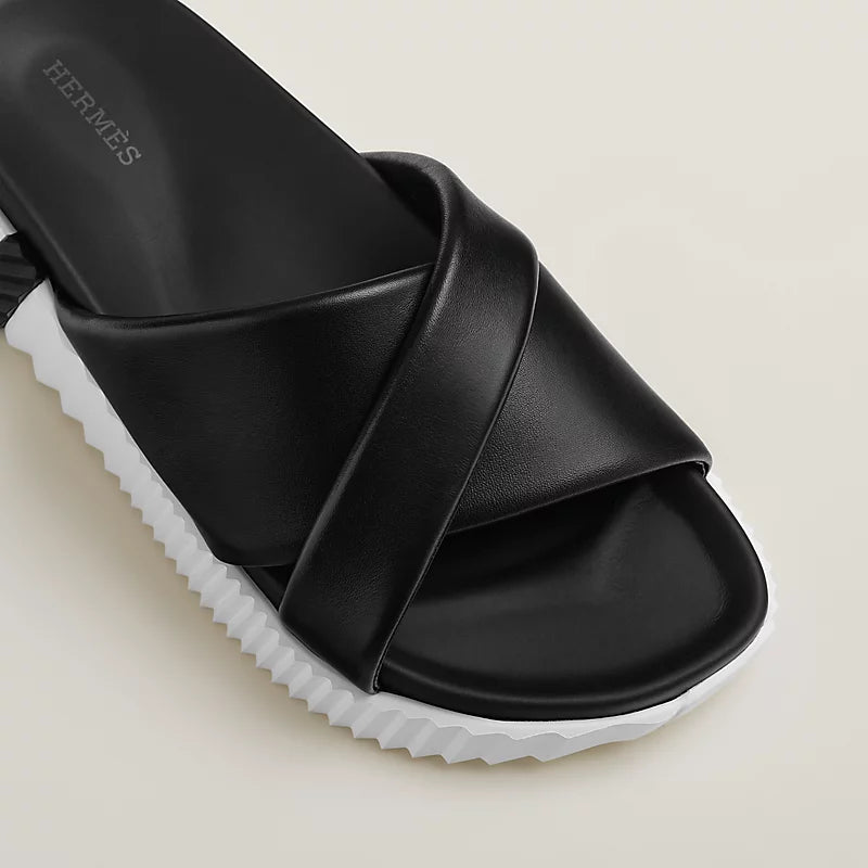 Chinelo Slide Hermes Black