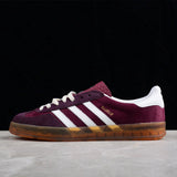 Adidas x Gucci Gazelle Burgundy Velvet