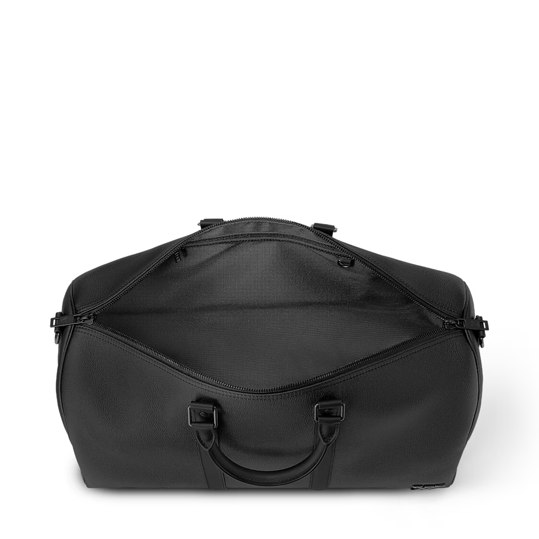Bolsa de Viagem LV Keepall Bandoulière Black 50