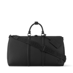 Bolsa de Viagem LV Keepall Bandoulière Black 50