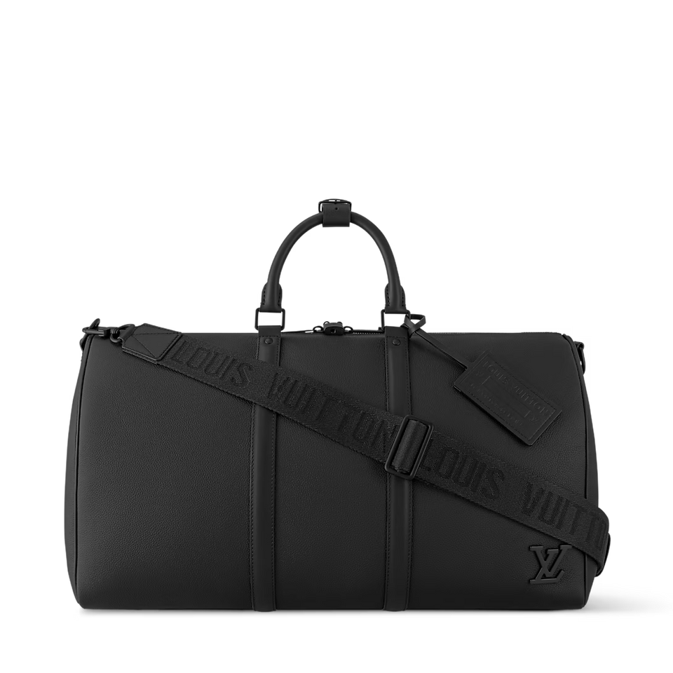 Bolsa de Viagem LV Keepall Bandoulière Black 50