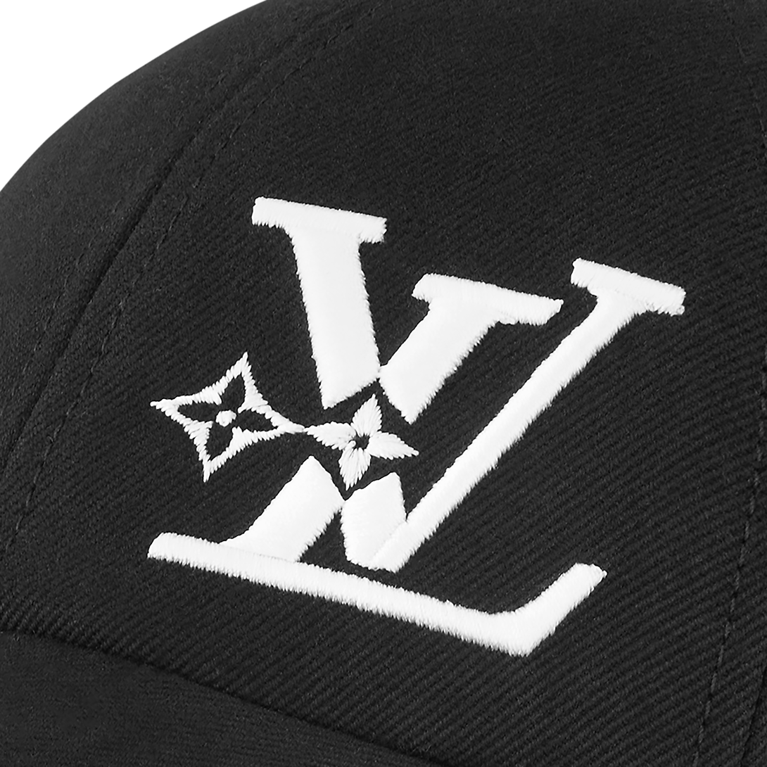 Boné Louis Vuitton LV Smash Logo Black