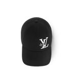 Boné Louis Vuitton LV Smash Logo Black