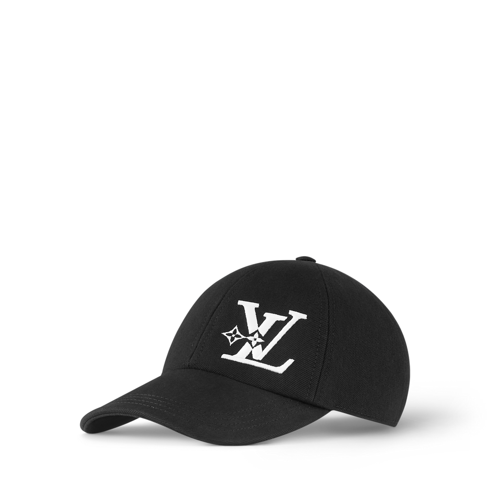 Boné Louis Vuitton LV Smash Logo Black